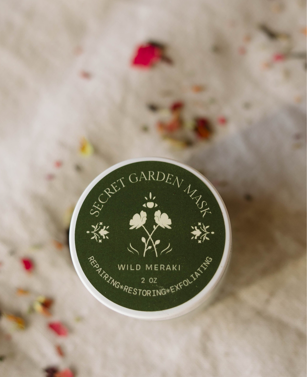 Secret Garden botanical face mask powder