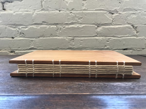Honey Locust Matched Book Cover with Thistle/Abaca Paper