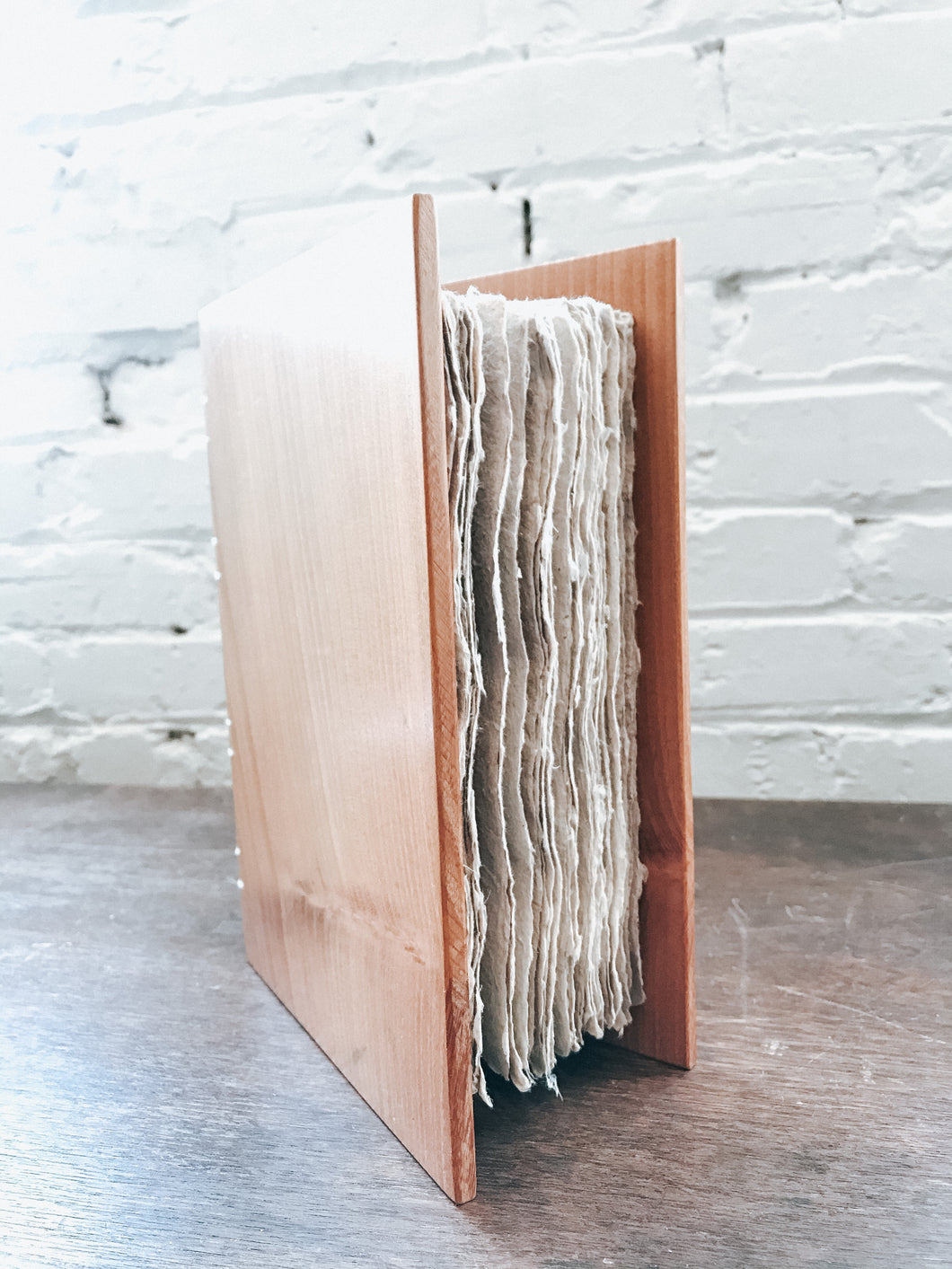Honey Locust Matched Book Cover with Thistle/Abaca Paper